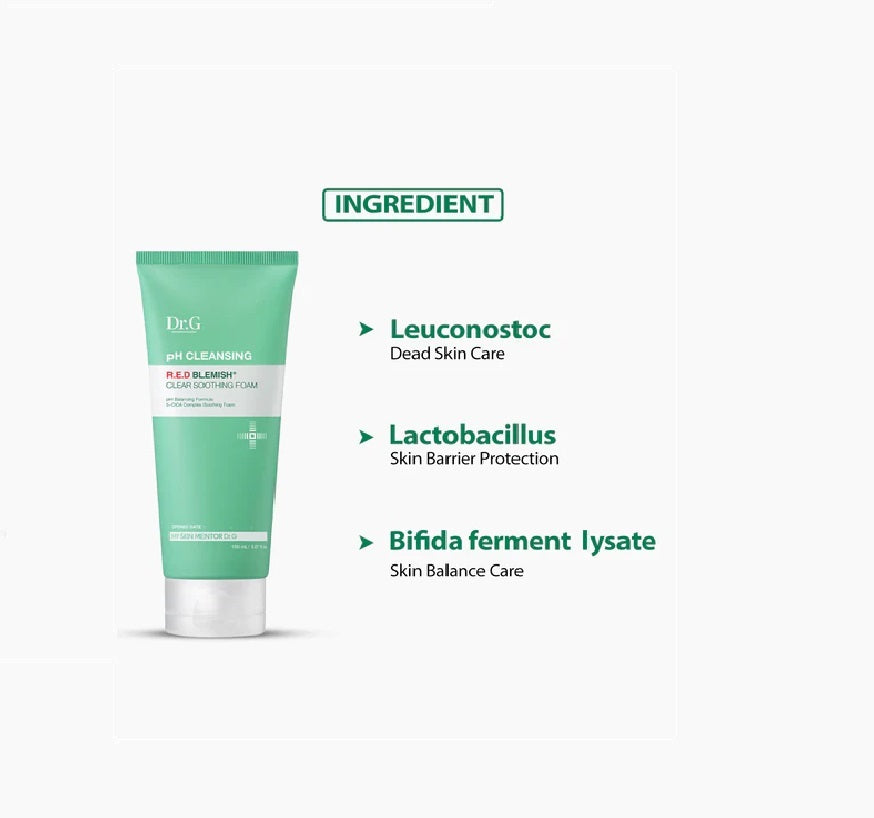 Dr.G Ph Cleansing R.E.D Blemish Clear Soothing Foam (30ml)