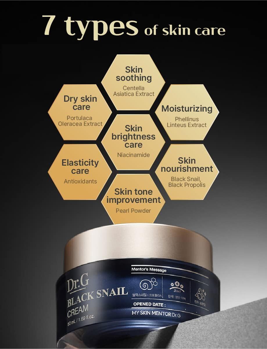 Dr.G Royal Black Snail Mucin Cream (50ml)