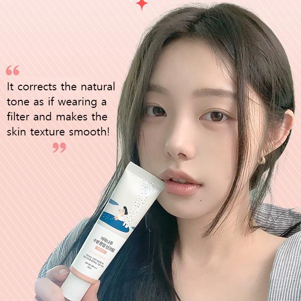 Round lap Birch Juice Moisturizing Tone-up Sunscreen (50ml)