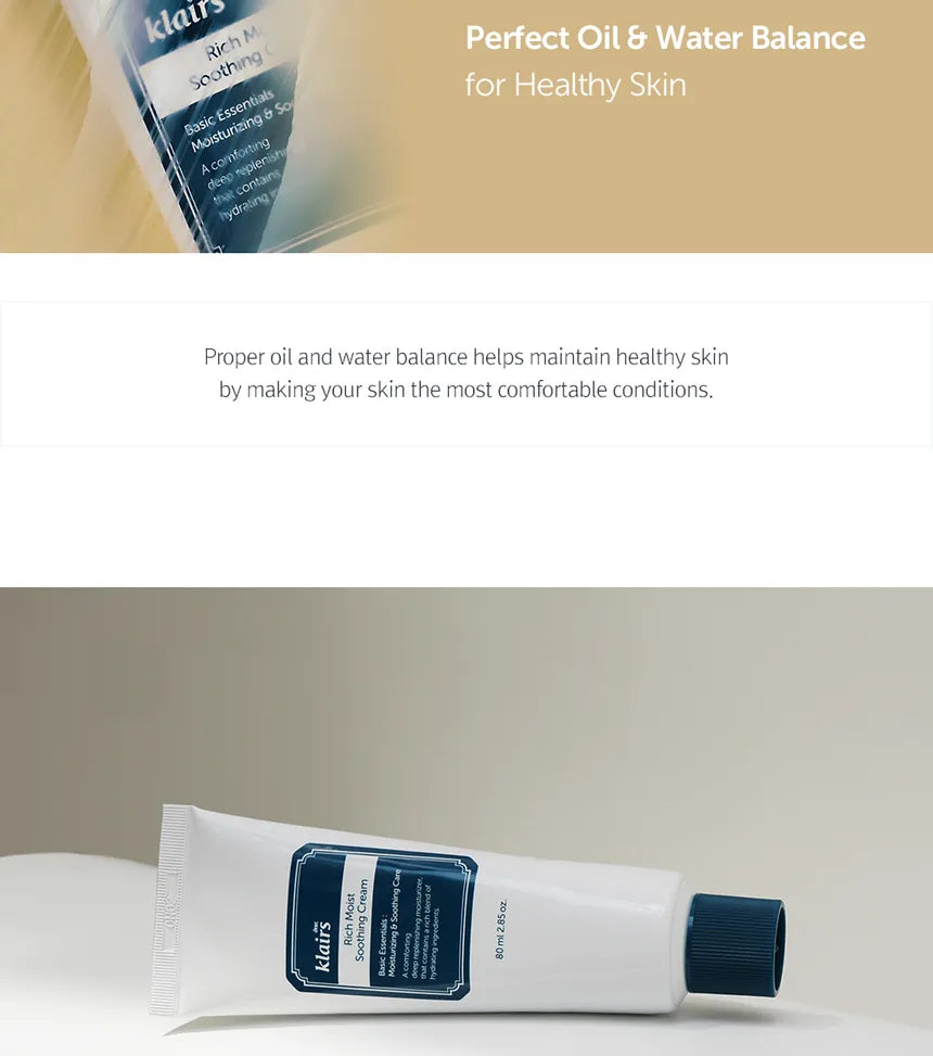 Klairs Rich Moist Soothing Cream (20ml)